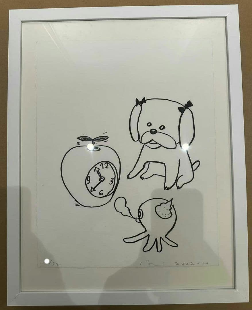 奈良美智　版画　Time Goes On