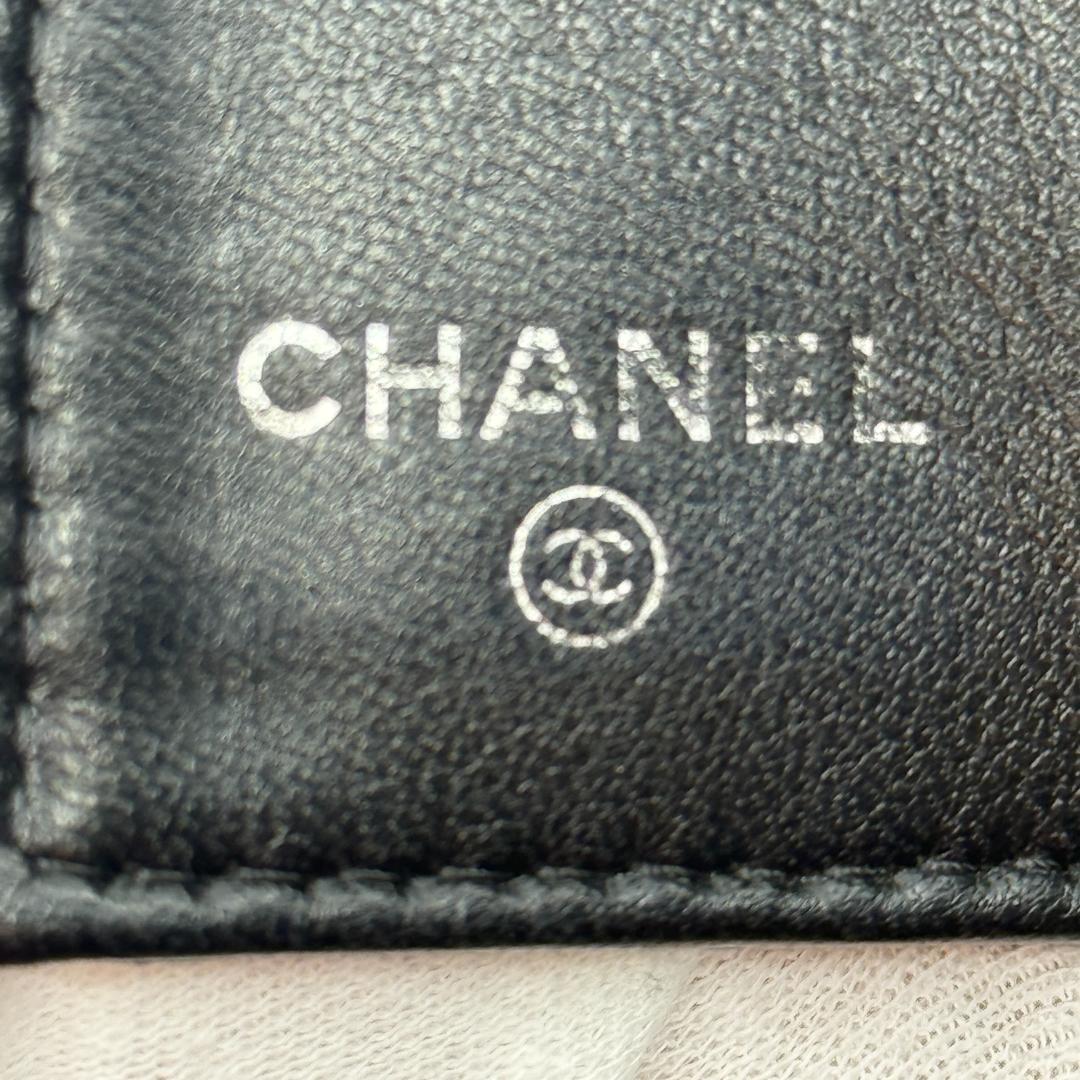 CHANEL シャネル ボーイシャネル 三つ折り財布　スモールウォレット