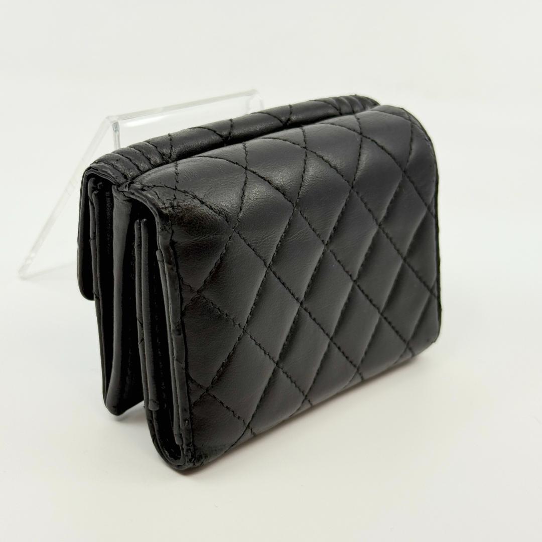 CHANEL シャネル ボーイシャネル 三つ折り財布　スモールウォレット