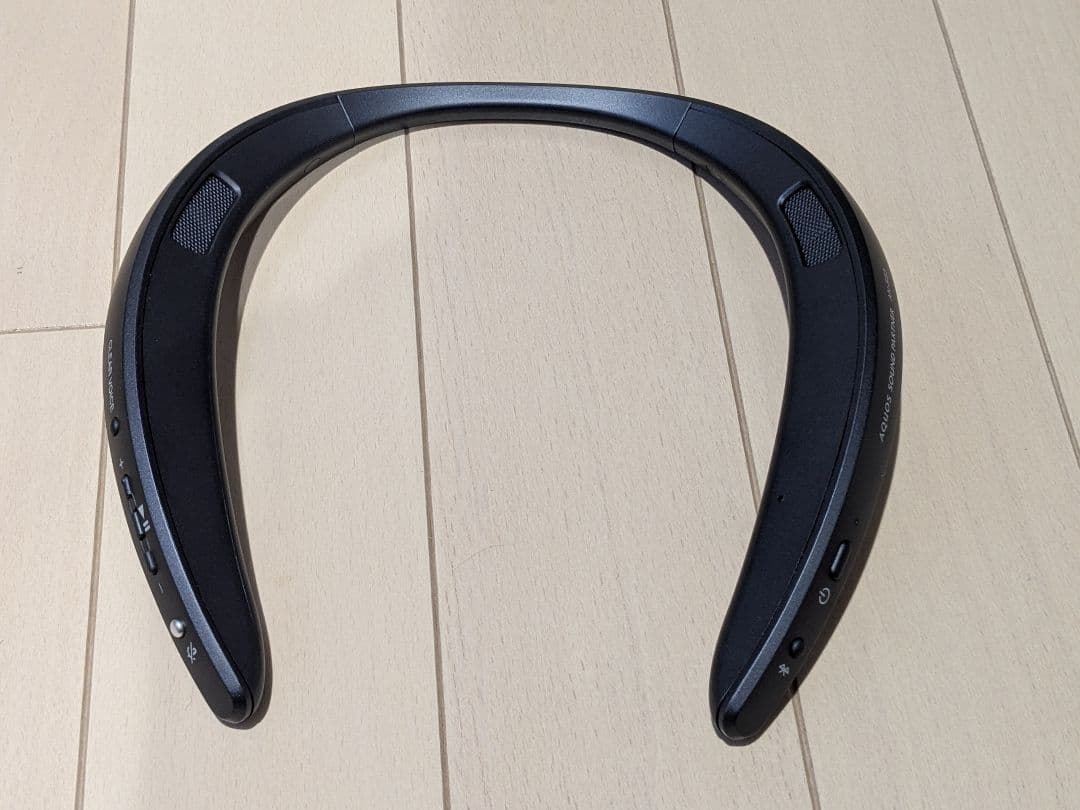 SHARP ネックスピーカー AN-SS3 ブラック