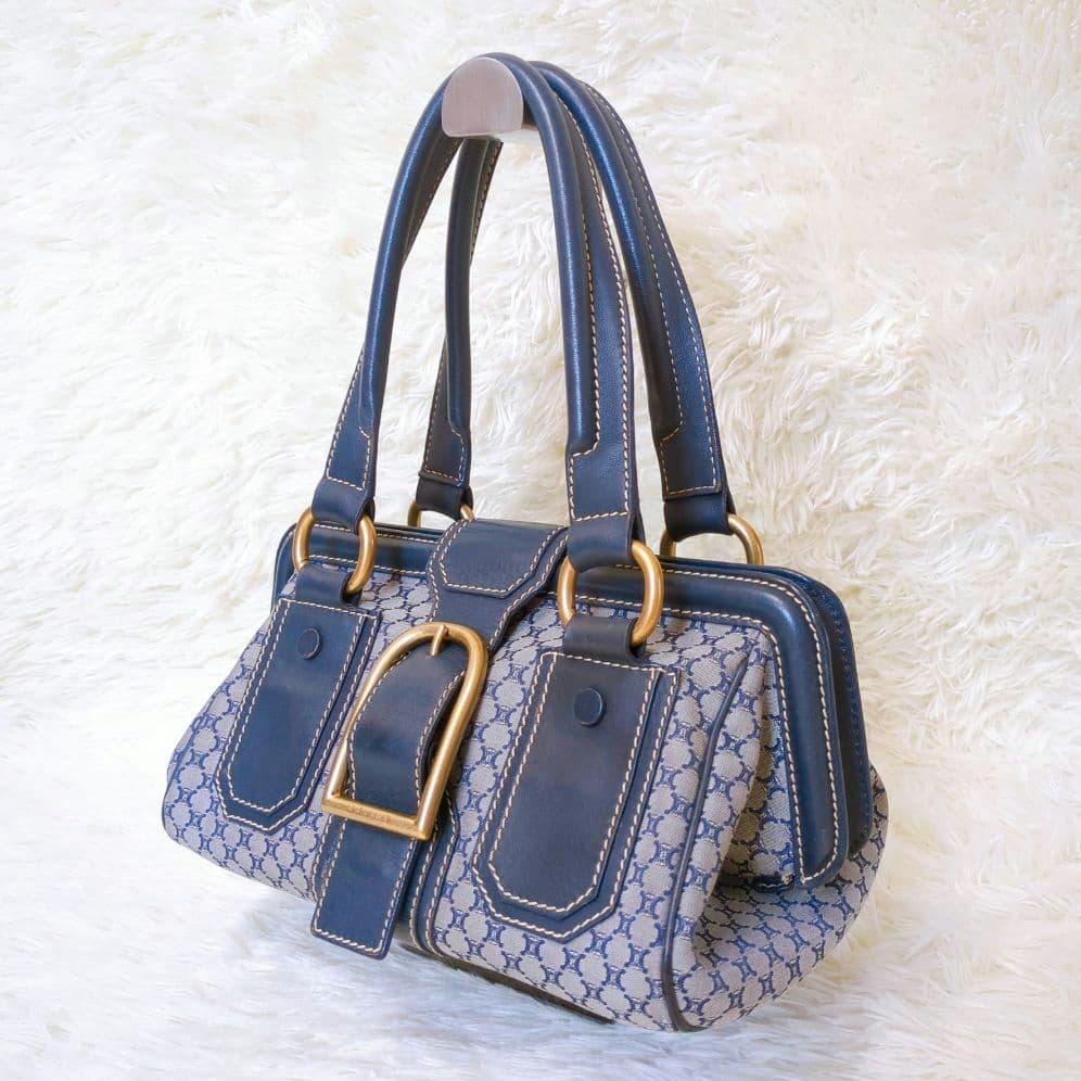 CELINE ハンドバッグ ドクターズバッグ ネイビー