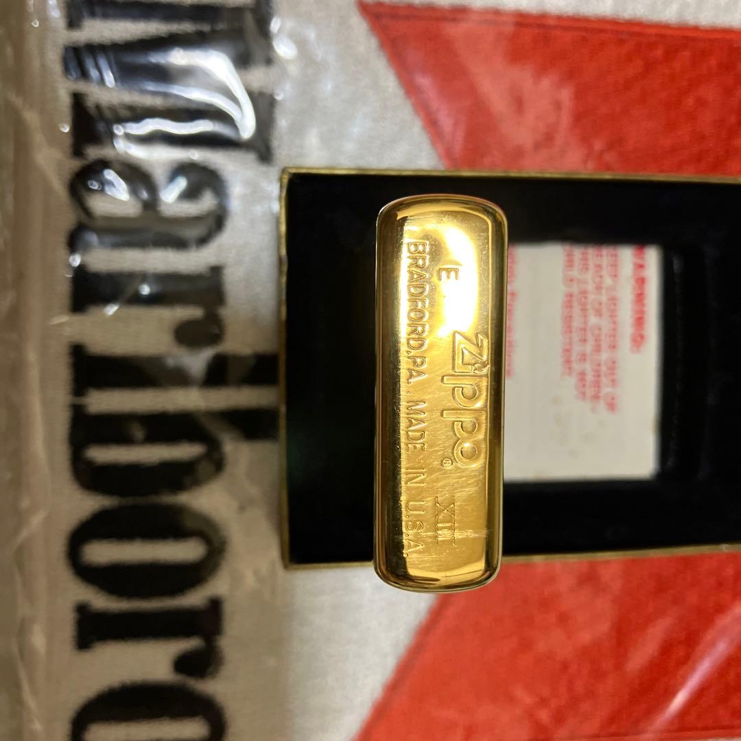 マルボロジッポーZIPPOゴールドブラス