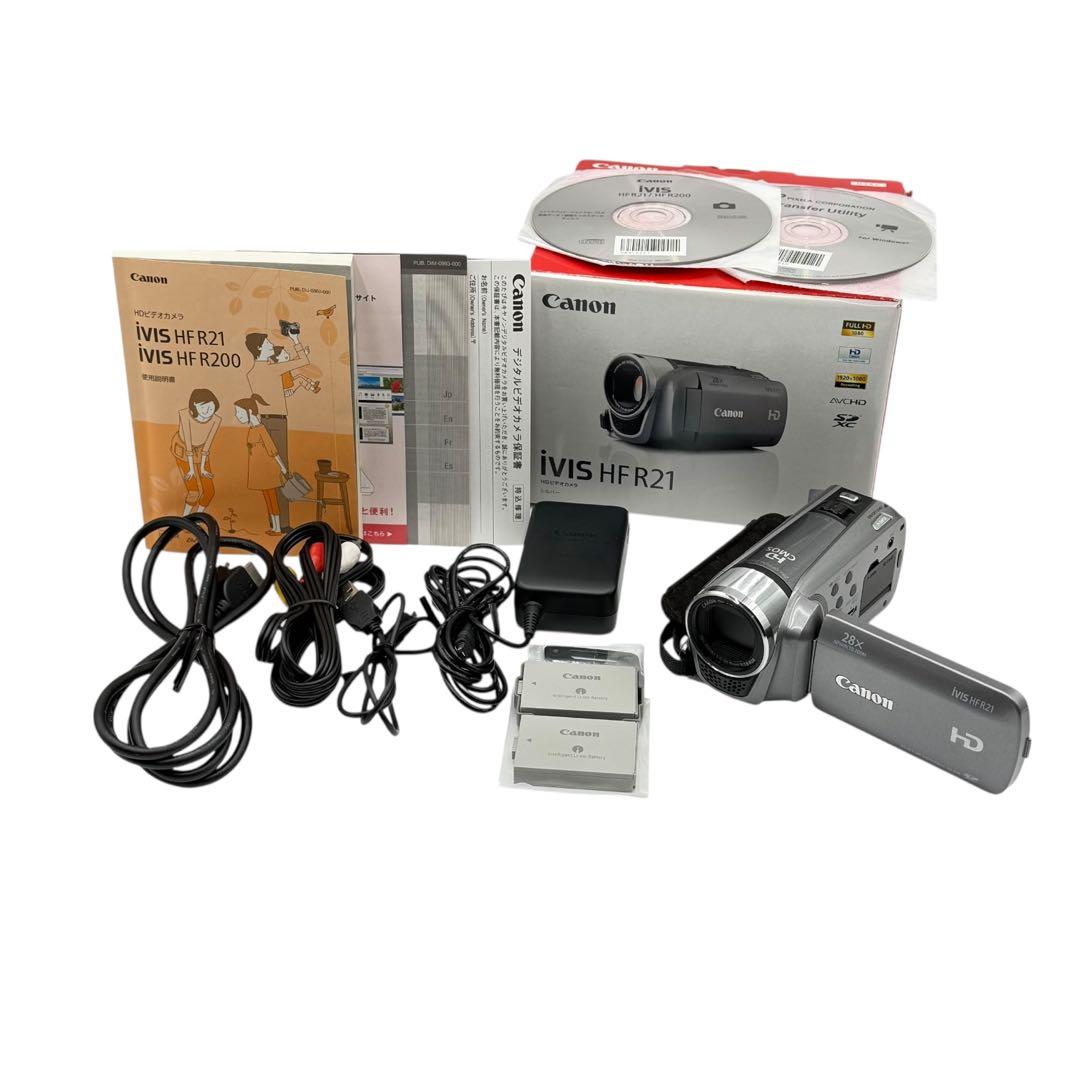 （極美品）Canon iVIS HF R21 ハンディカメラ 美品 付属品多数
