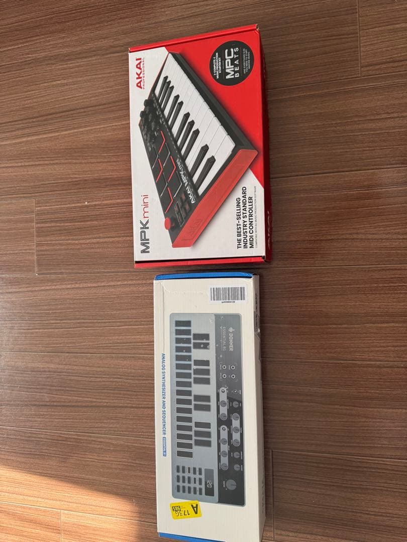 AKAI MPK mini MIDIキーボード Donner B1シンセサイザー