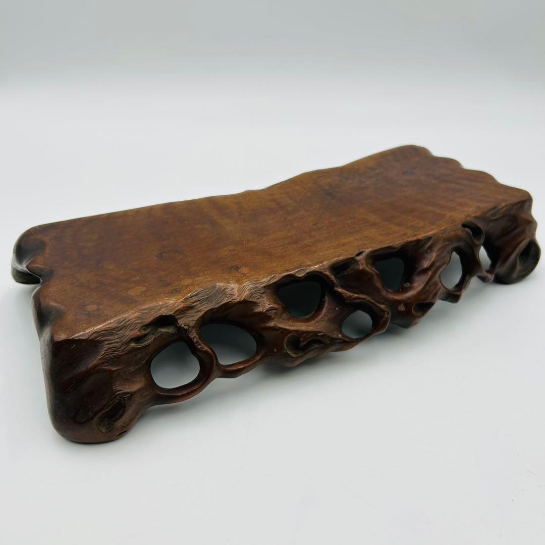 【唐木花台　煎茶台　飾台　盆栽台　香炉台】茶道具　華道具　香道具　アンティーク