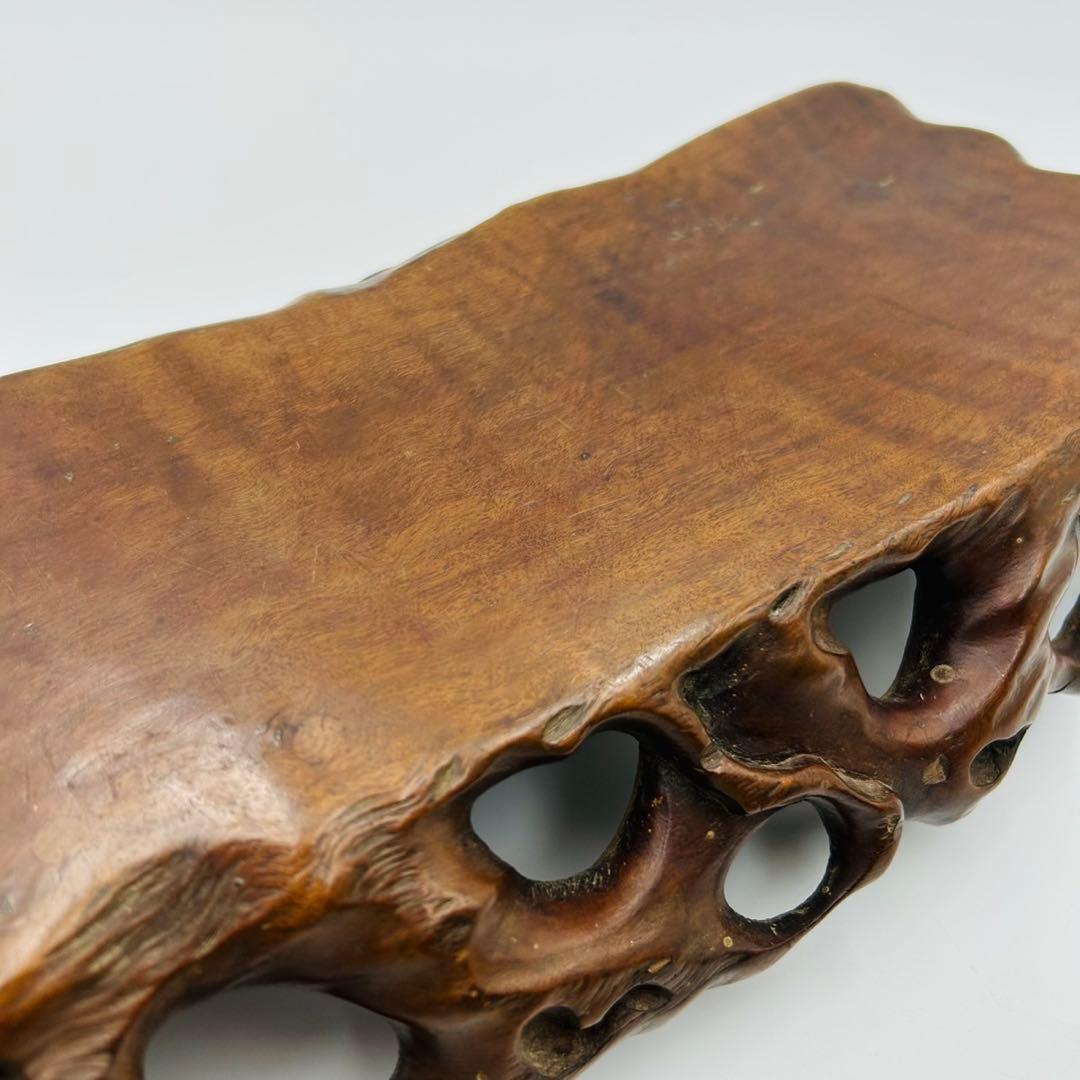 【唐木花台　煎茶台　飾台　盆栽台　香炉台】茶道具　華道具　香道具　アンティーク