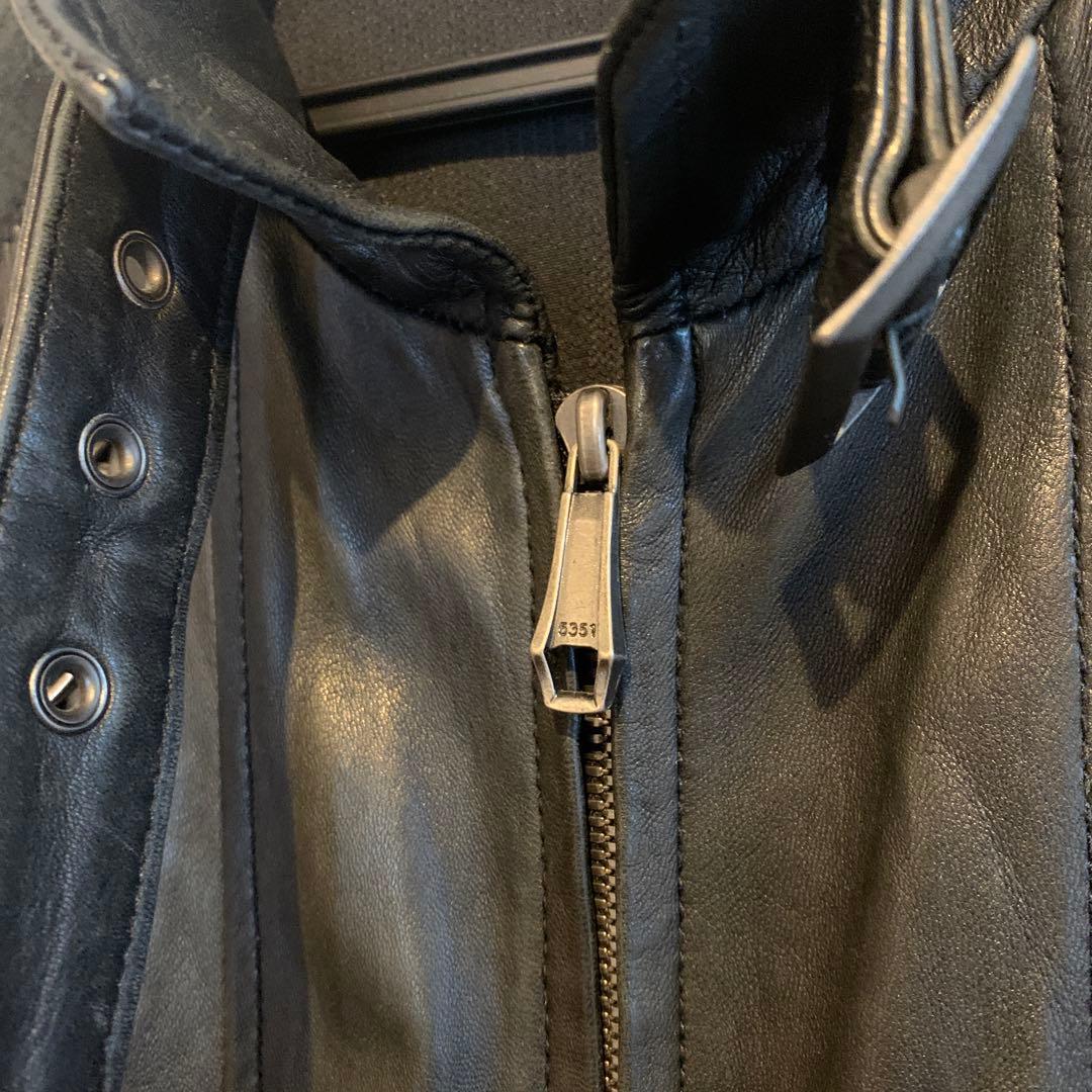 【5351 Pour Les Hommes】レザー切り替えジャケット　サイズＬ