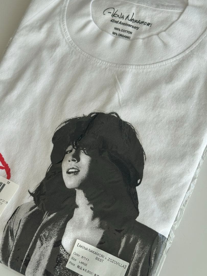 新品　未開封　中森明菜　ZOZOVILLA コラボTシャツ BEST