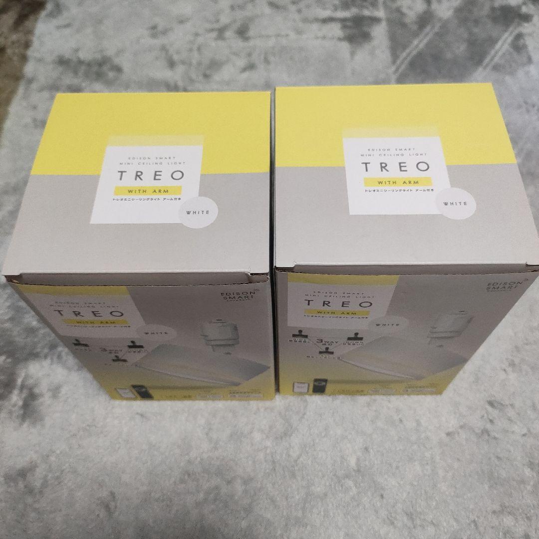 エジソンスマート 3Way点灯できるミニシーリングライト TREO【2個セット】
