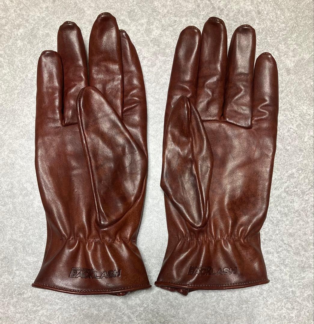 ラ*ー様 【新品未使用】バックラッシュ グイディオイルカーフレザーグローブ M