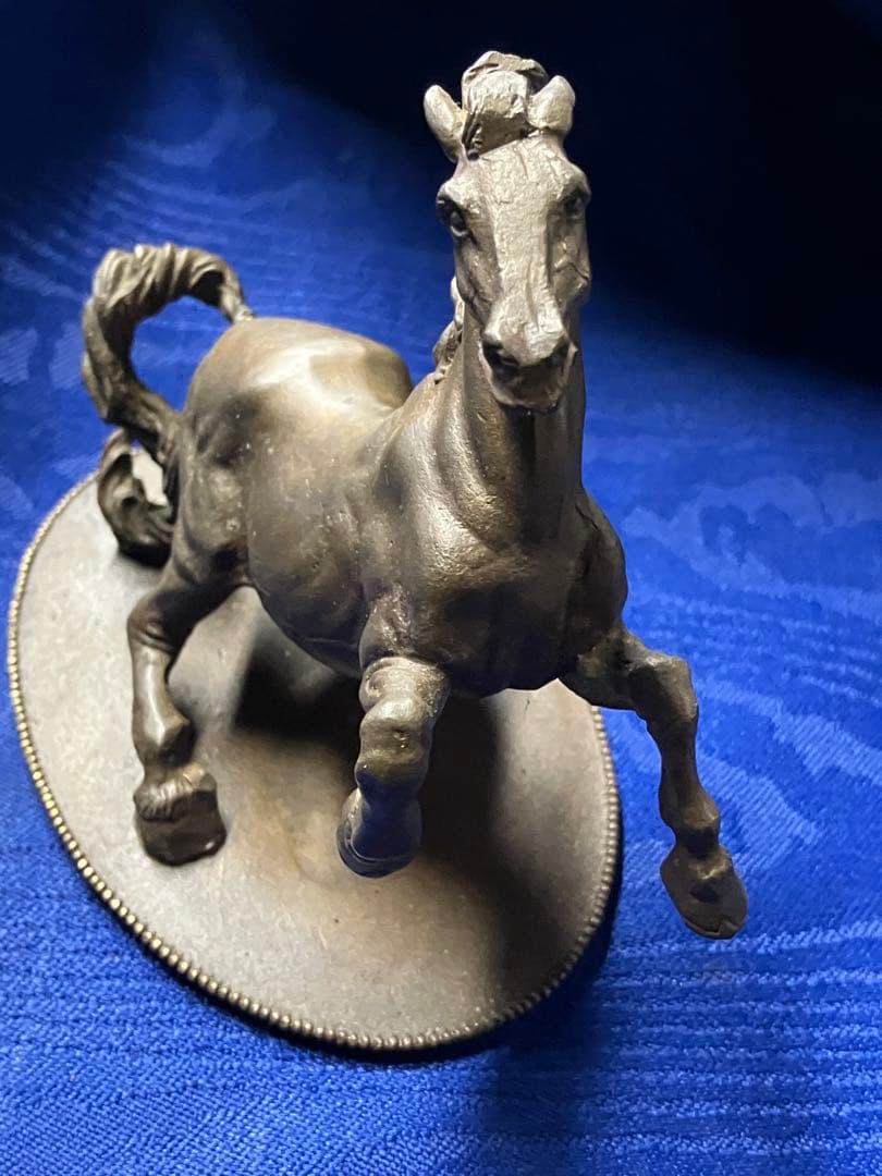 フランクリンミント　金属製馬の彫刻 ブロンズ　銅