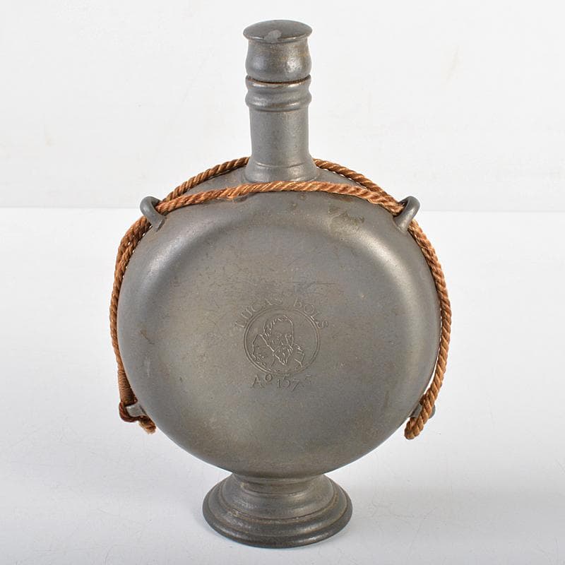 ホーランド・ピューター製　ウイスキーボトル　スキットル　V　R5621