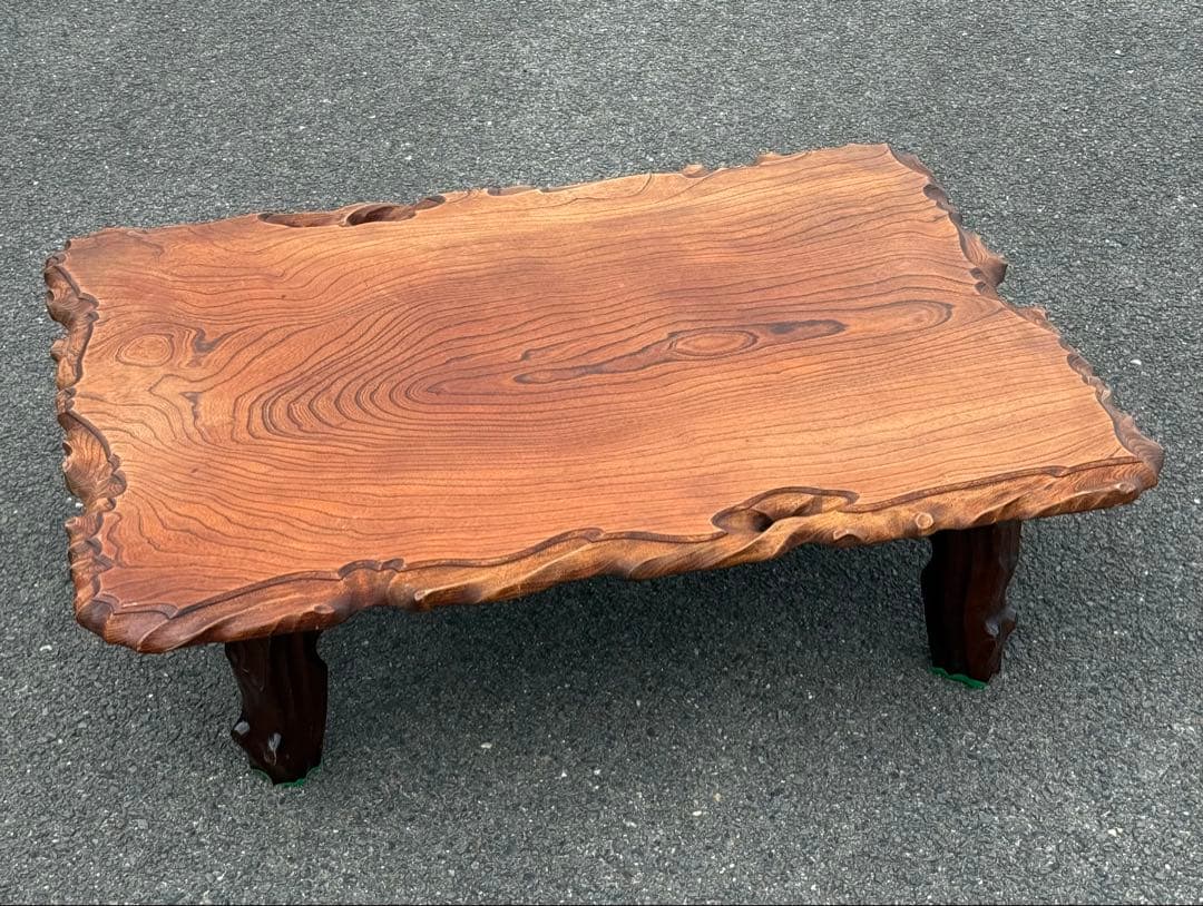 送料込み♪ 高級 木製 ローテブル 座卓 ナチュラル