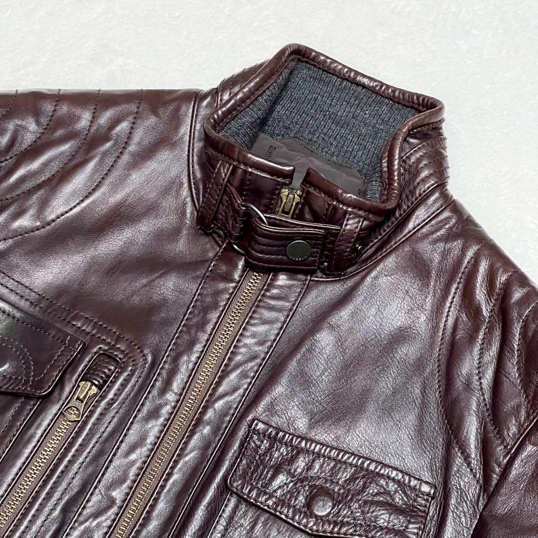 馬革 2way joseph homme レザージャケット ライダース ライナー