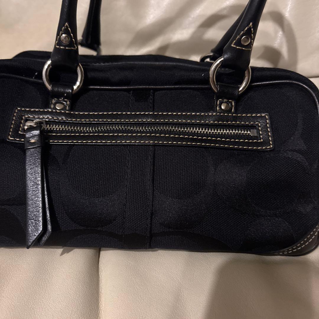 COACH ブラック ミニボストン