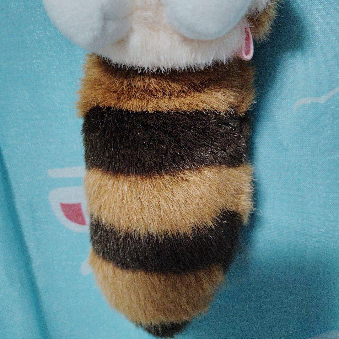 サンリオ ハローキティ しっぽ倶楽部 アライグマ マスコットホルダー ぬいぐるみ