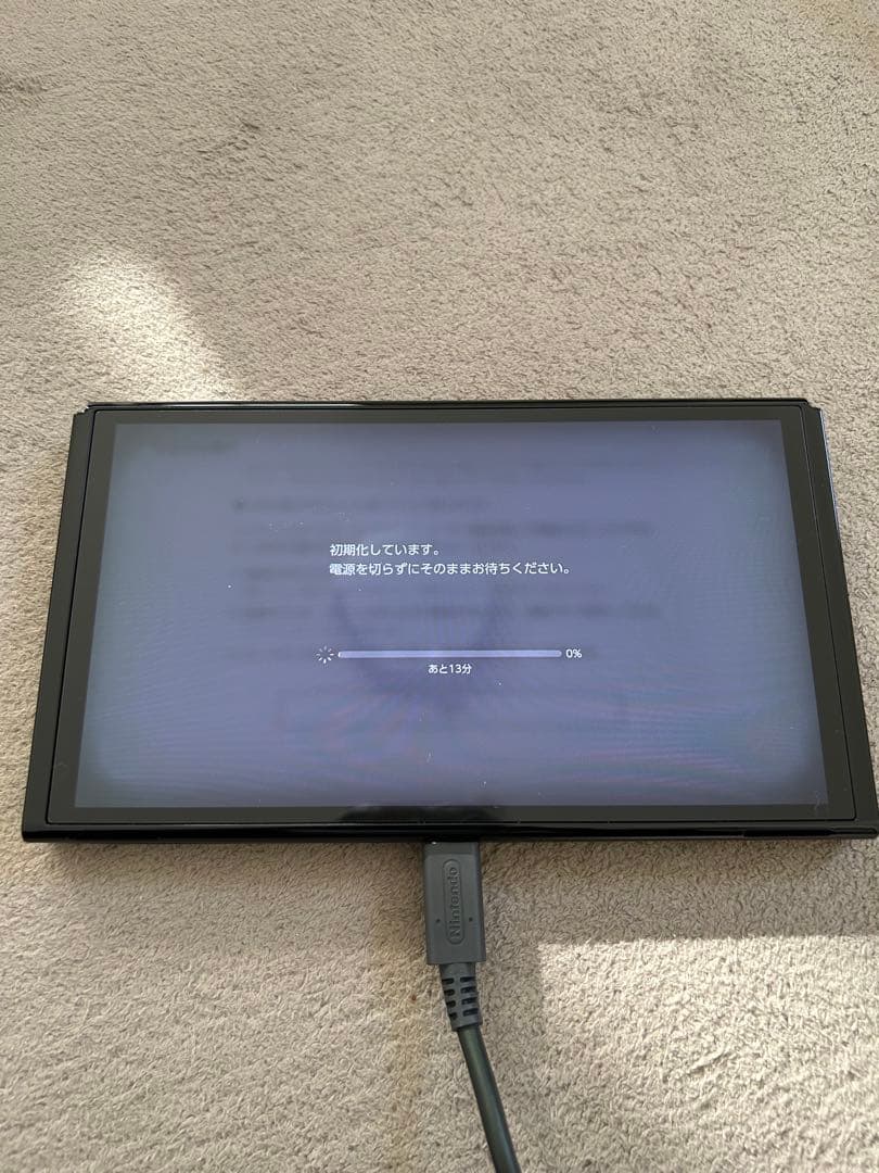 Nintendo Switch 本体 赤/青 有機EL 中古美品 スイッチ