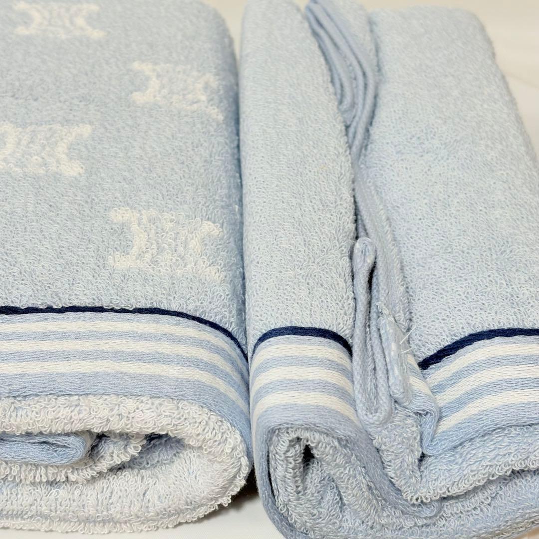 CELINE セリーヌ　マカダム　トリオンフ　バスタオル　フェイスタオル