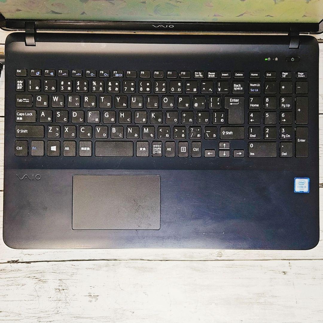 VAIO大画面ノートパソコン i5 SSD カメラ テンキー DVD 普段使い♪