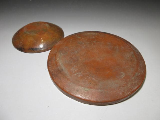 楽吉左衛門十一代 慶入 夜咄 すずめ瓦 雀土器／共箱