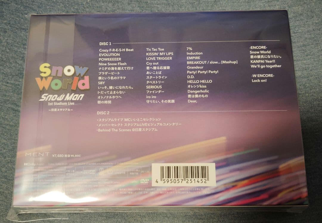  Man  World 日産FC会員限定盤DVDスノーマン