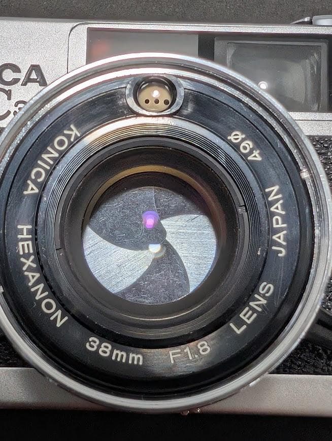 【完動品】 KONICA C35 FD レンジファインダー フィルムカメラ