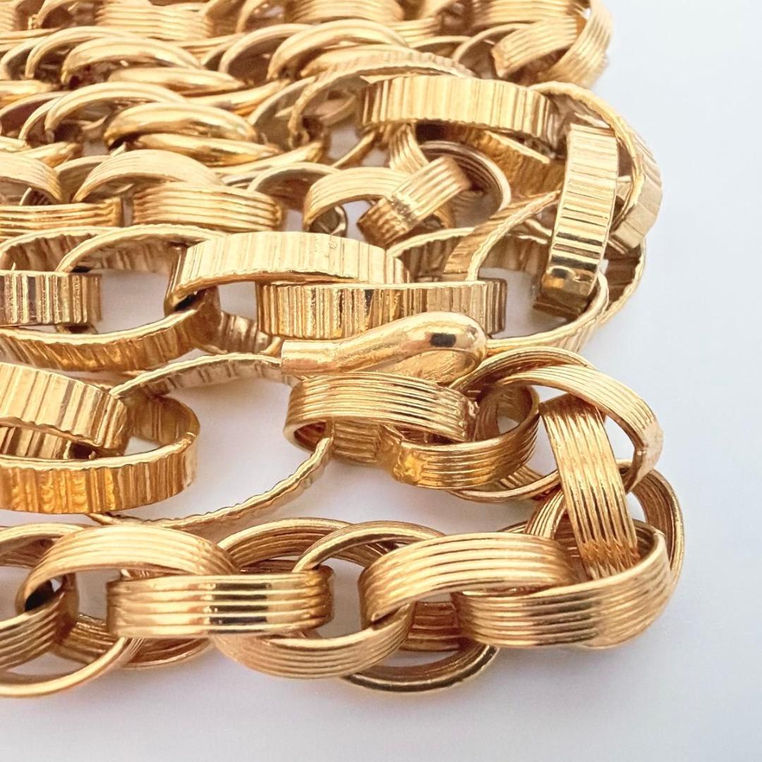 シャネル チェーンベルト ココマーク アラベスク メダルモチーフ GP ゴールド