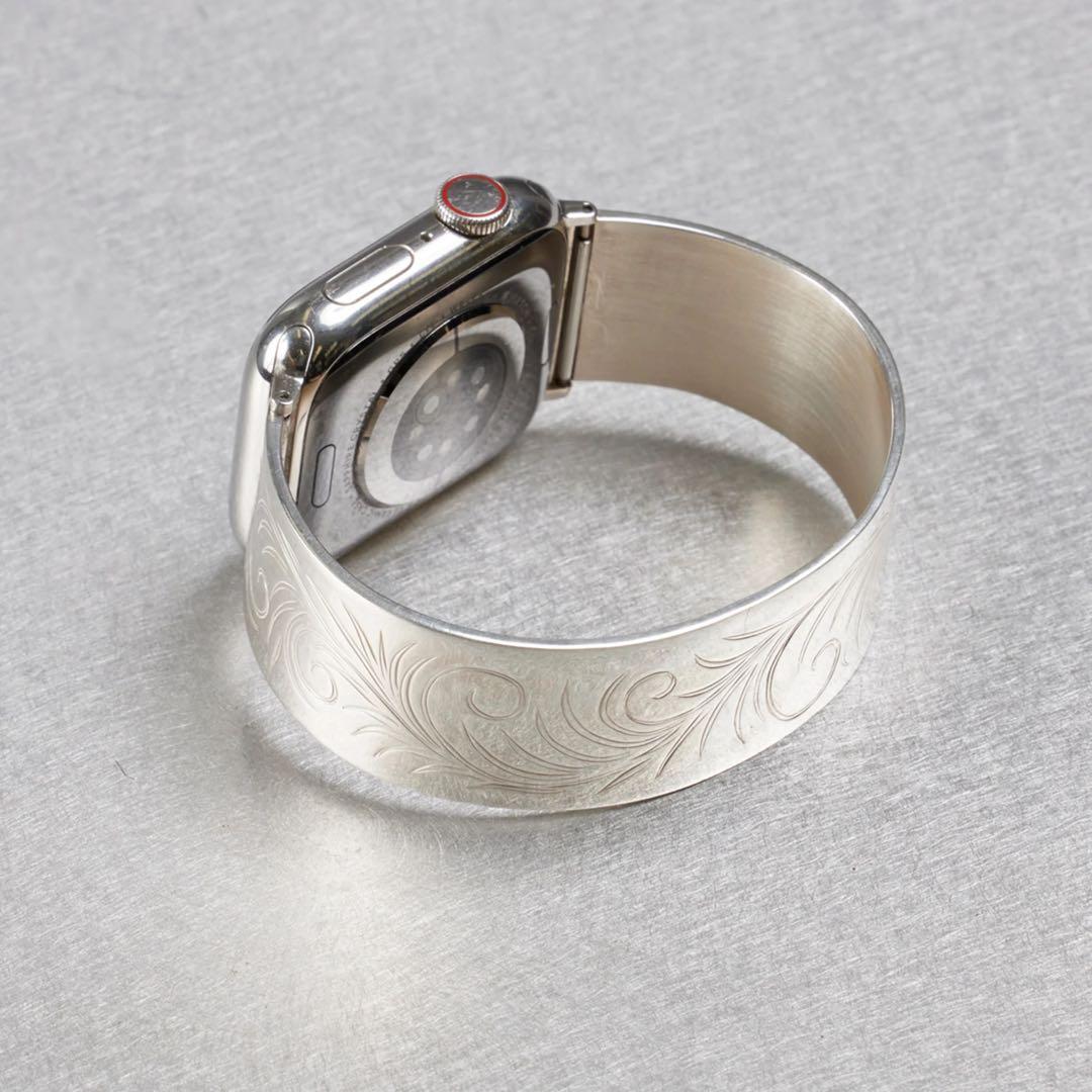 美品！REMI RELIEF Apple Watch バングル唐草模様 Lサイズ