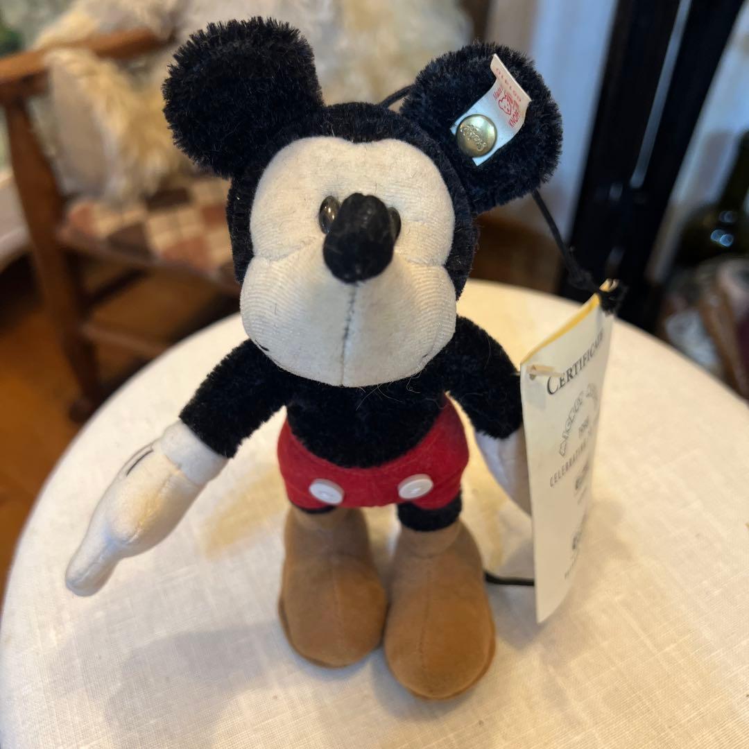 Steiff シュタイフ1998年 ミッキーマウス ぬいぐるみ