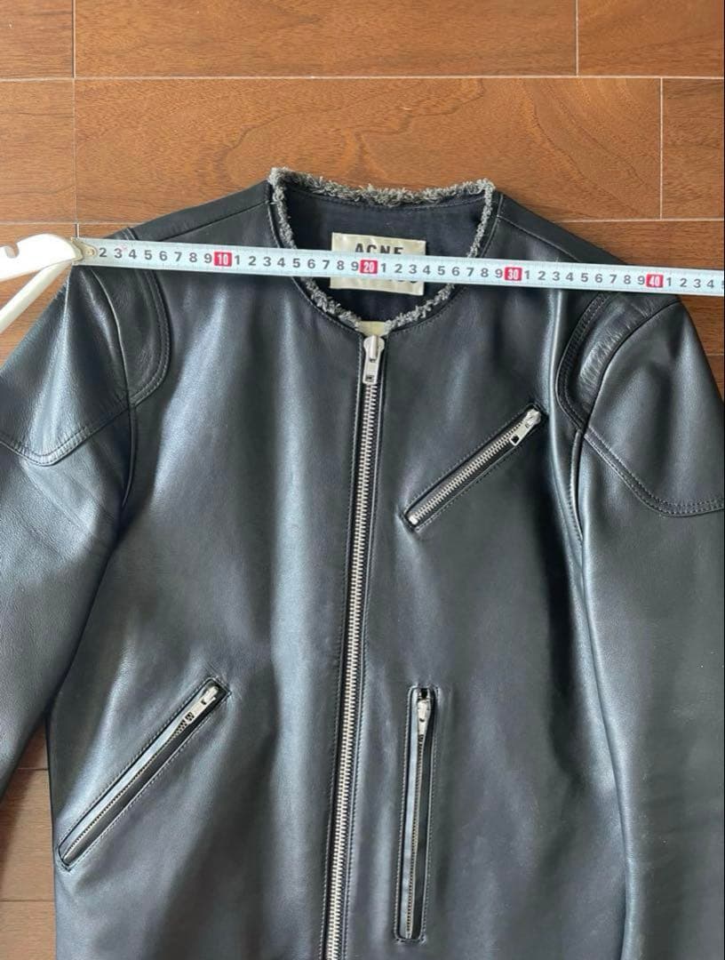 ACNE STUDIOS レザージャケット　シングルス　ライダースジャケット