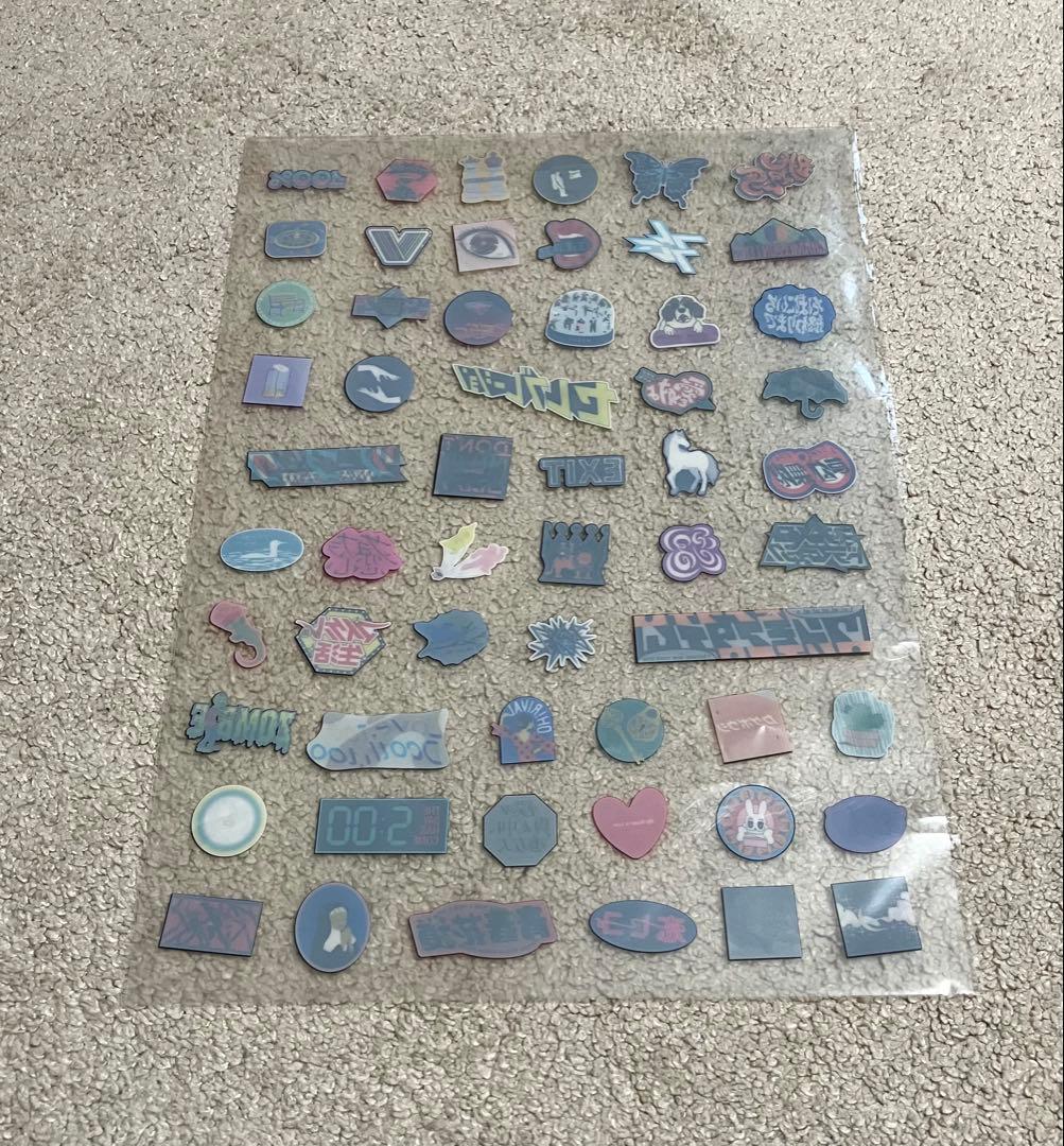 【非売品】ポルノグラフィティ A3クリアポスター 全書楽曲ロゴ絵柄 フライヤー