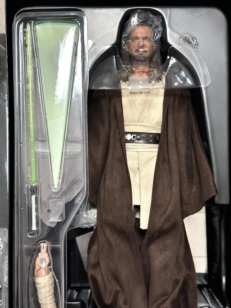 【世界限定10体】ホットトイズ スターウォーズ クワイガンジン カスタムヘッド版