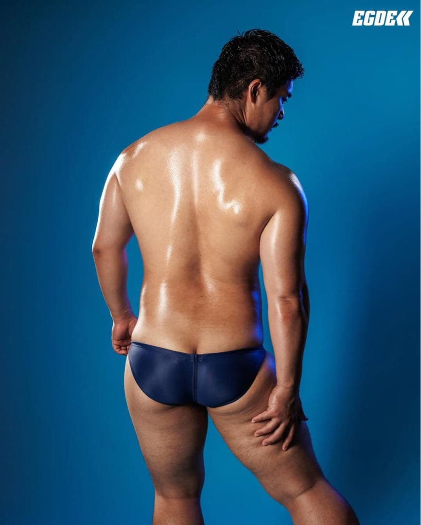 EGDE エッジ　UNIGHT スイムウェア　ビキニ　ローライズ　ネイビー　M