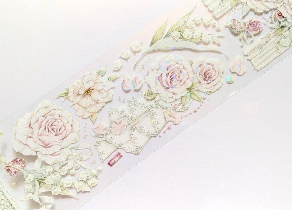 ら**様 海外マステ マスキングテープ まとめ売り お花 装飾 中古巻き