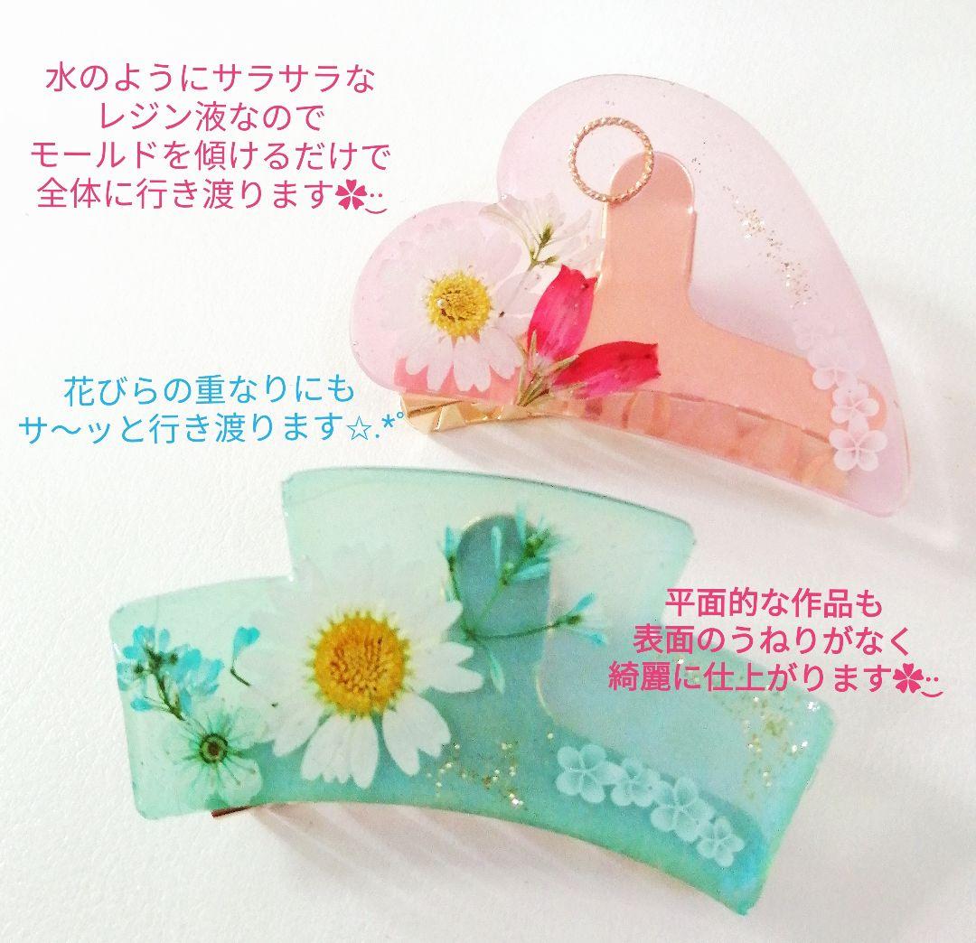 専用レジン液 ユキハナ5本、ツキハナ5本、コーティング剤付き✩.*˚