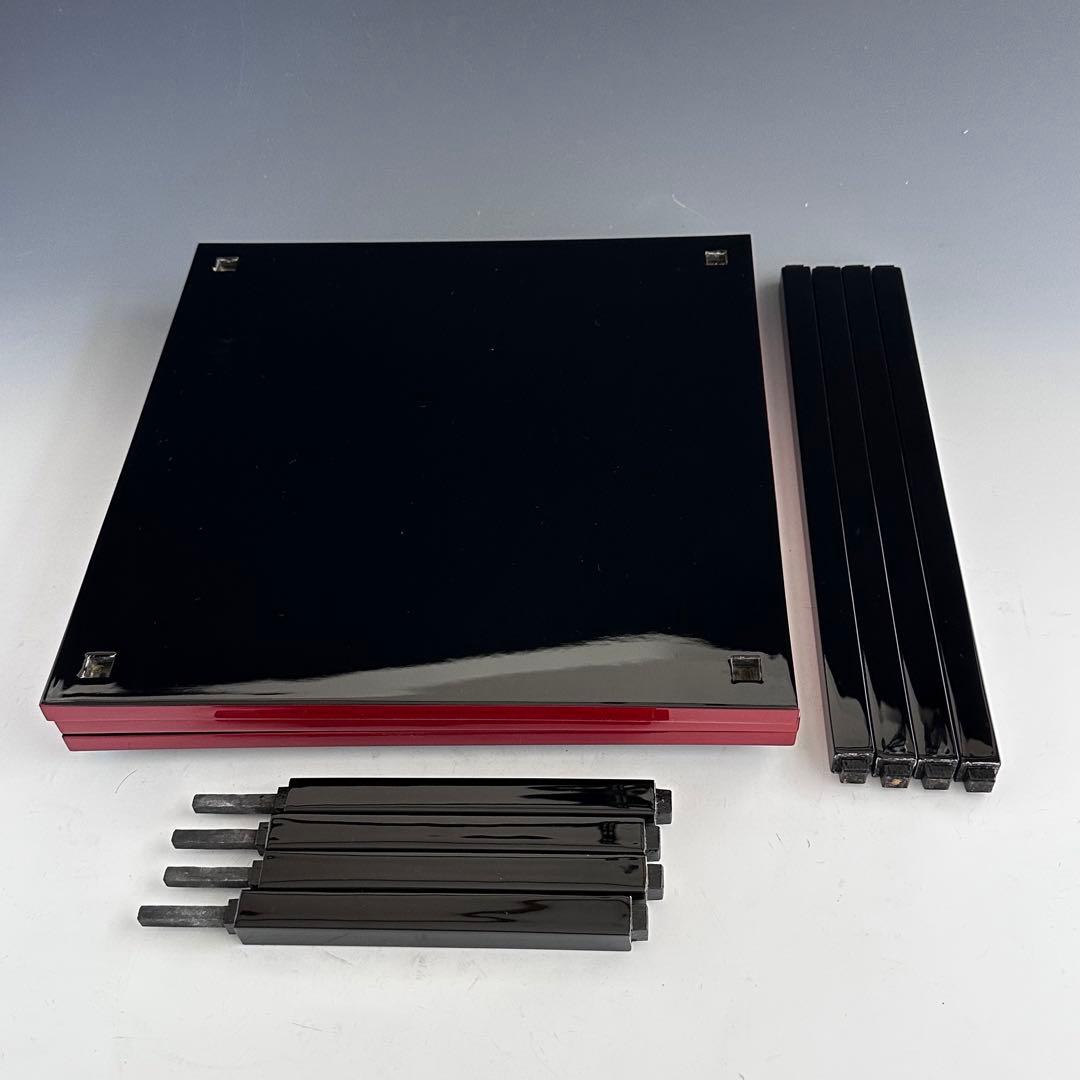 茶道具　玄々斎好　更好棚　輪島塗　若島丈史　共箱　組立式　棚物　稽古　茶会　漆器