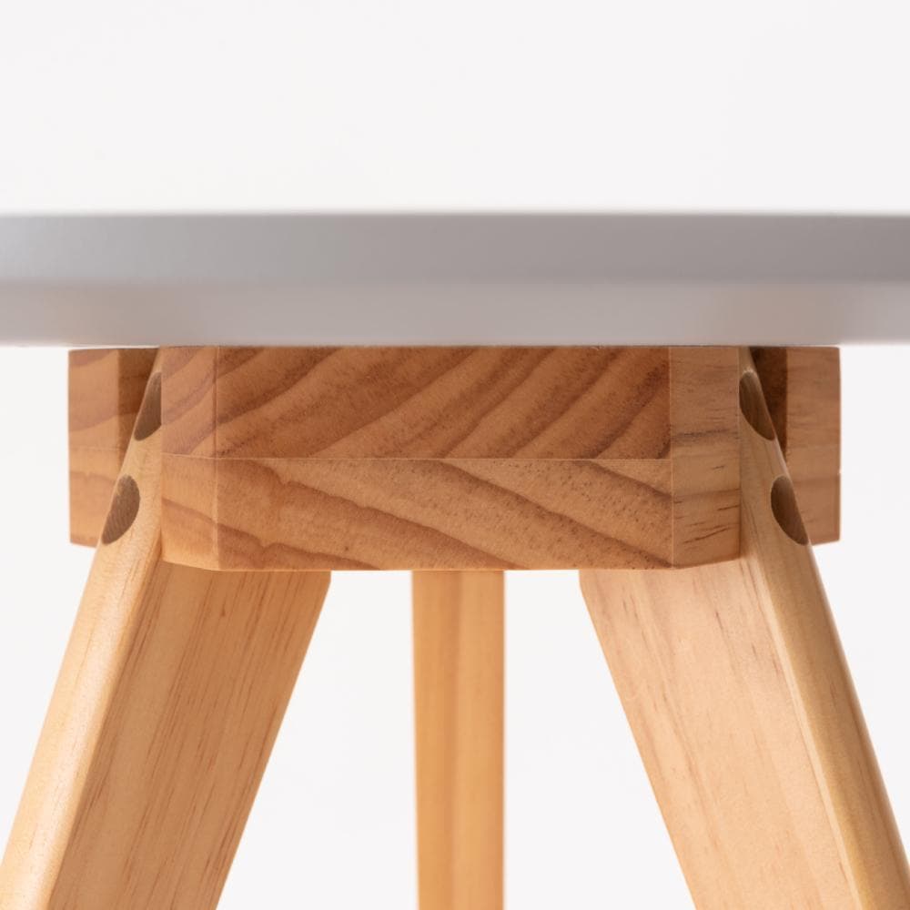 北欧 サイドテーブル B 丸 コーヒー リビング ベッド 花台 木製 ナイト 机