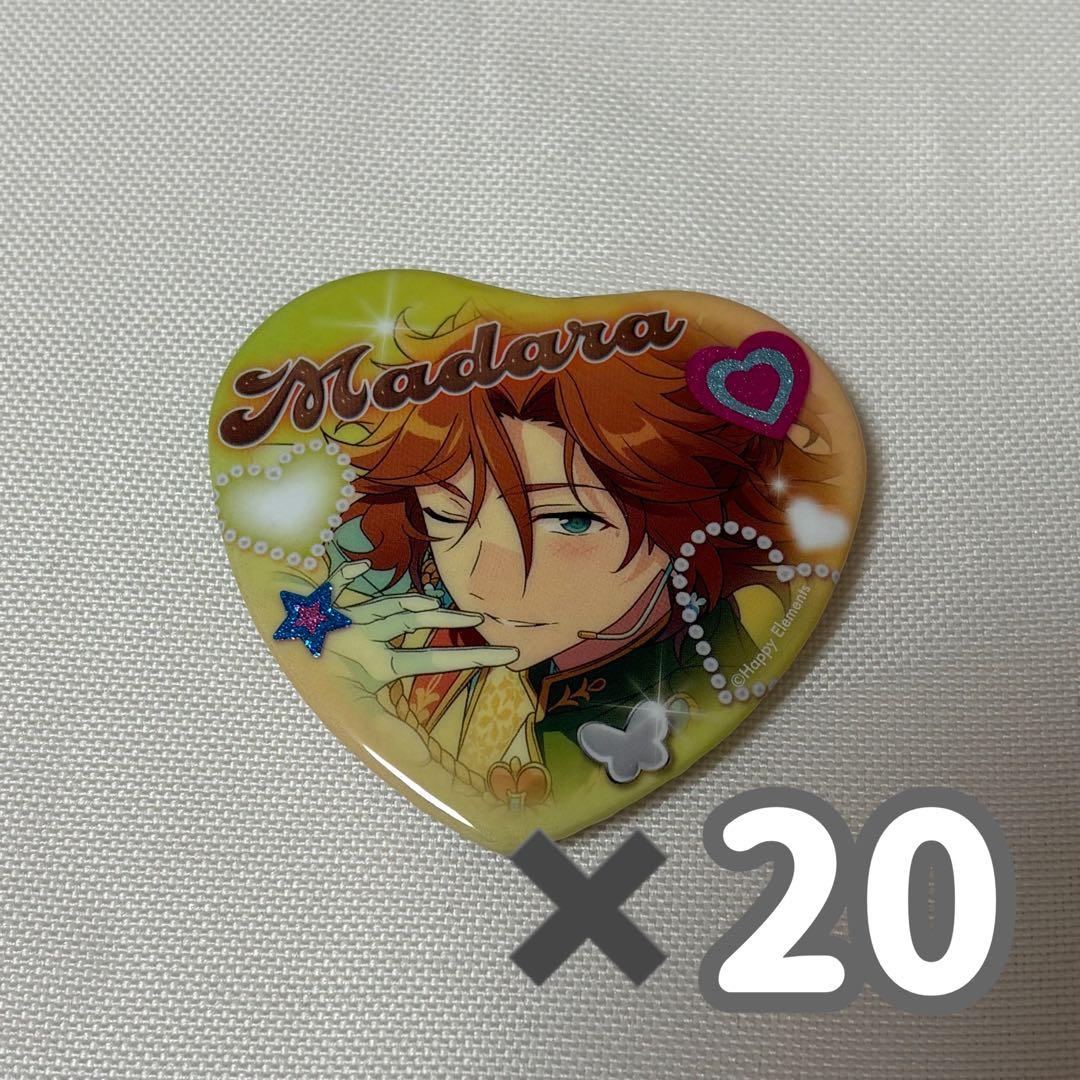 あんスタ 三毛縞斑 GIRA✩デコ ハート缶バッジ 缶バ 20点