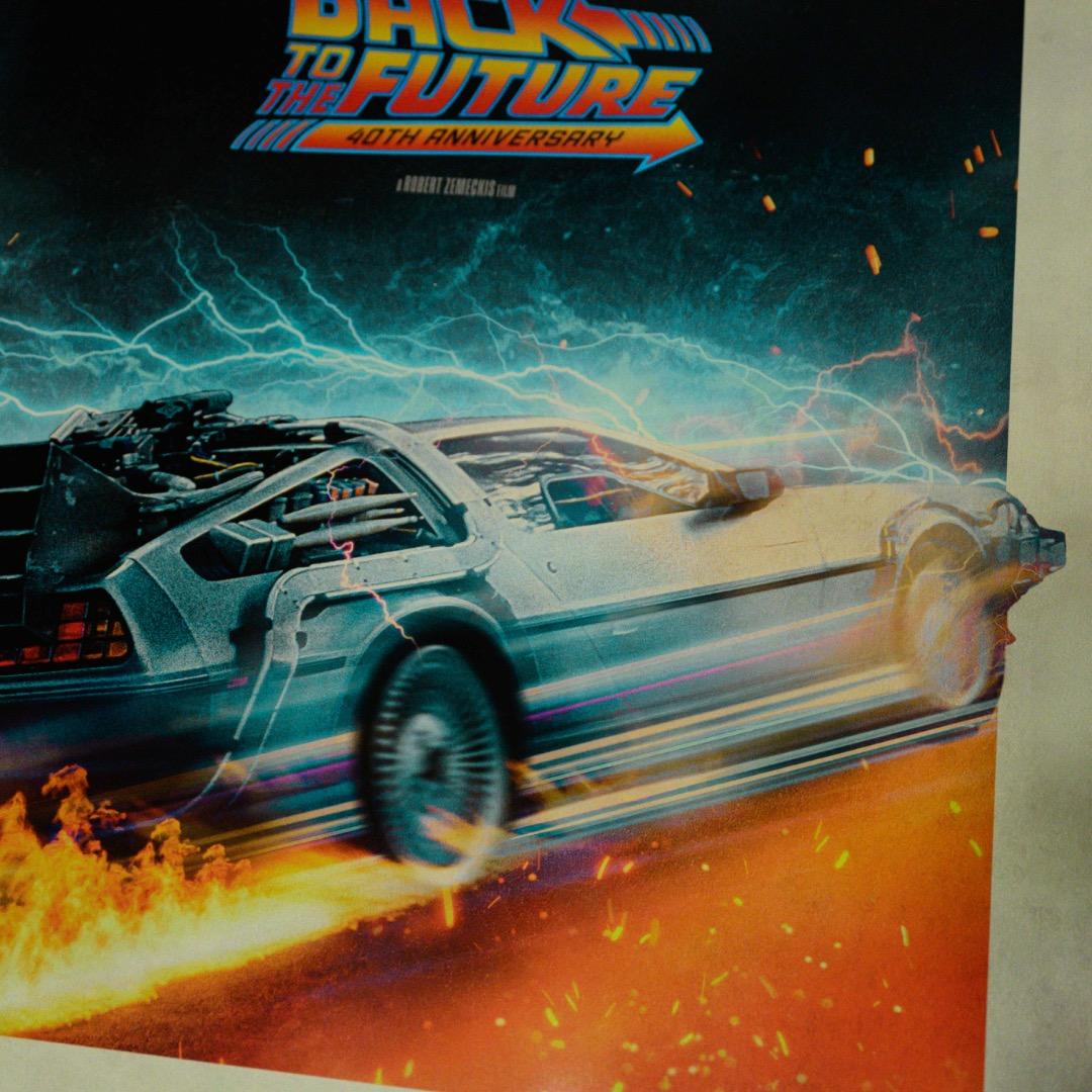【映画館用両面ポスター】バック・トゥ・ザ・フューチャー公開40周年限定　IMAX