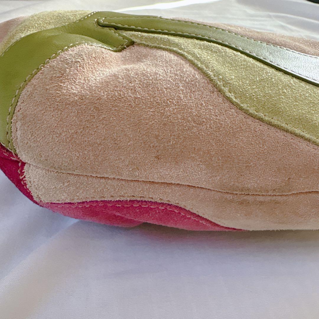 バッグ Vintage COACH Flower Patch Work Mini Bag