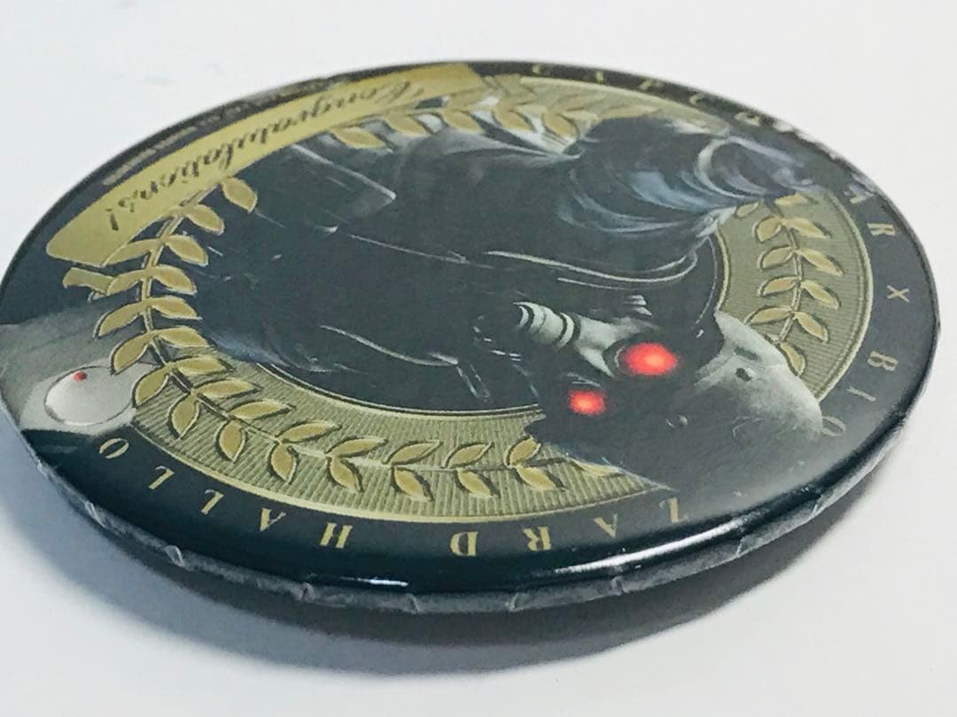 バイオハザード　ハンク　缶バッジ　カプコン　ハロウィン