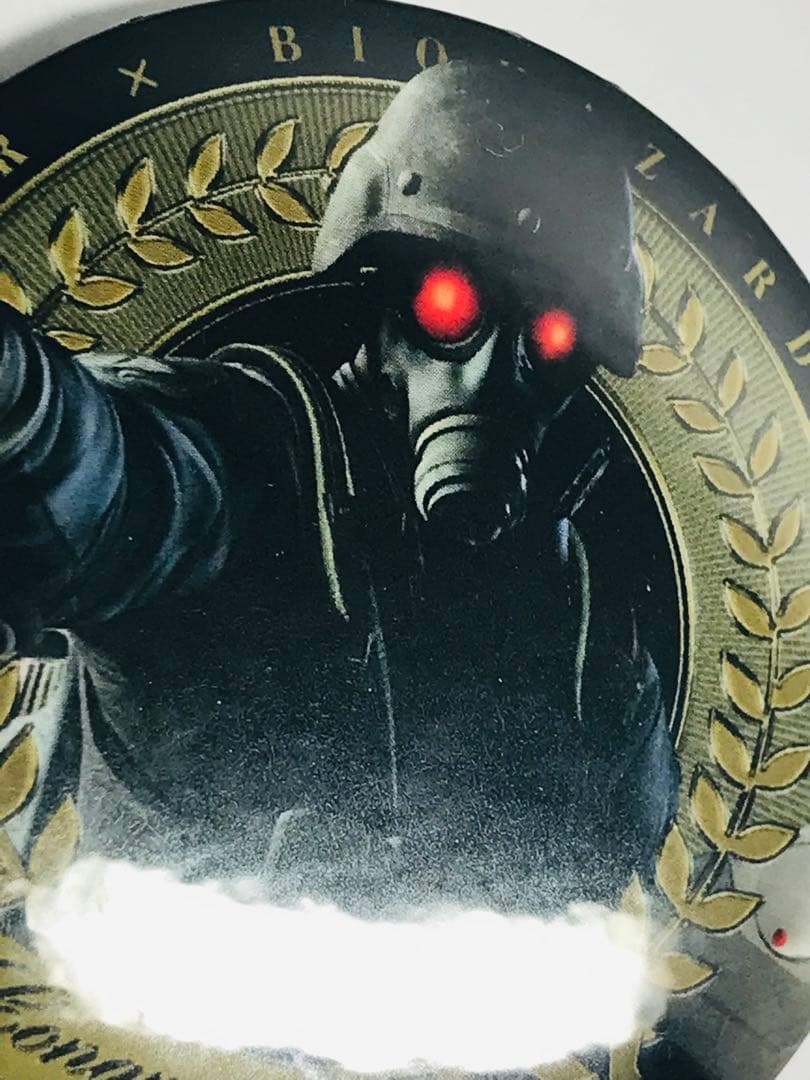 バイオハザード　ハンク　缶バッジ　カプコン　ハロウィン