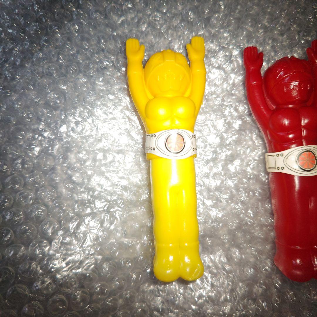 仮面ライダー　ポリ人形　ソフビ　パチ　14cm　3種