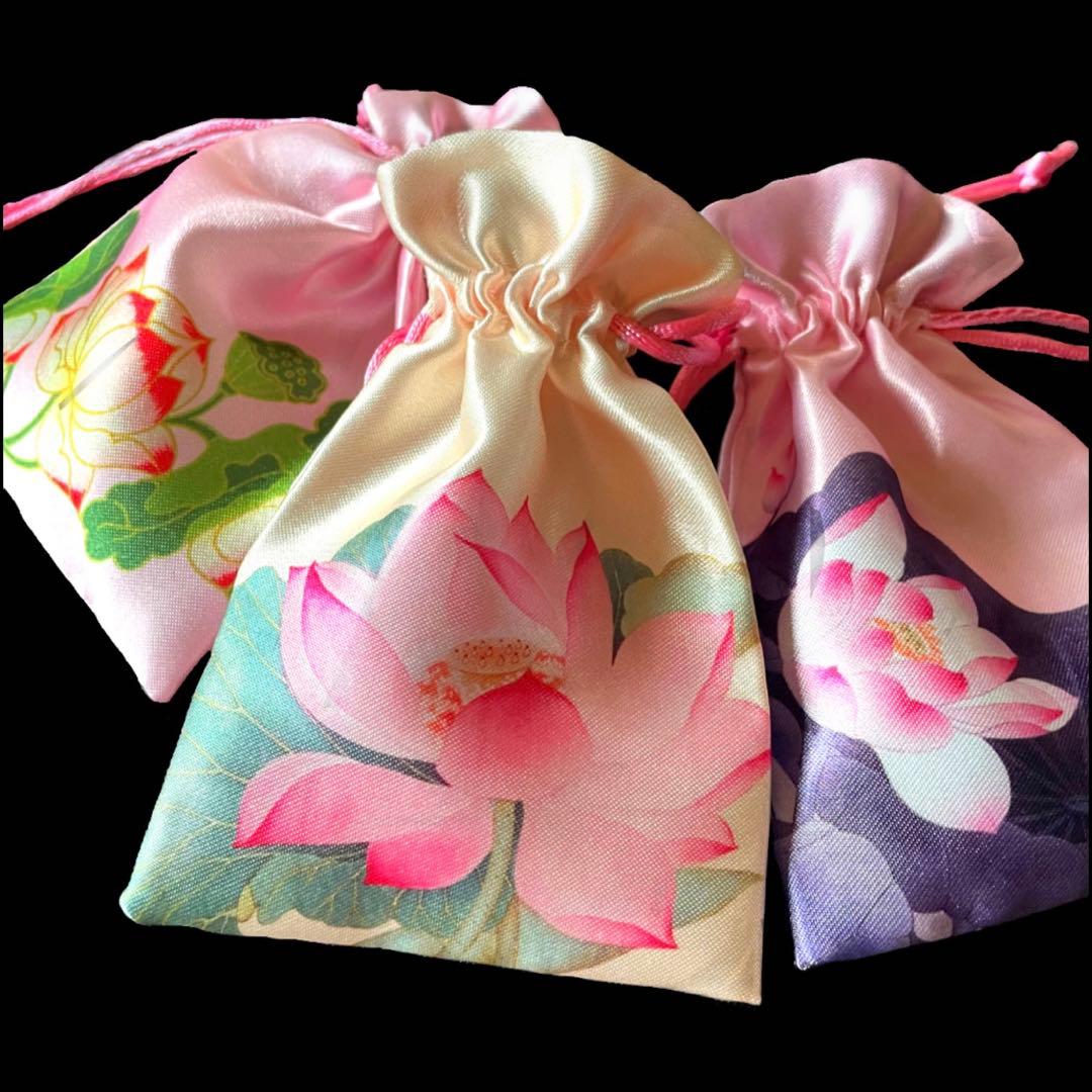 巾着セットAシノワズリ漢服蓮ロータス陳情令山河令魔道祖師薬屋のひとりごと天官賜福