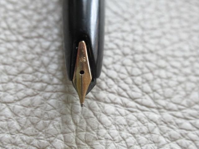 美品1960年代◆2桁シリーズ モンブラン No.32 ペン先585 EF 黒軸