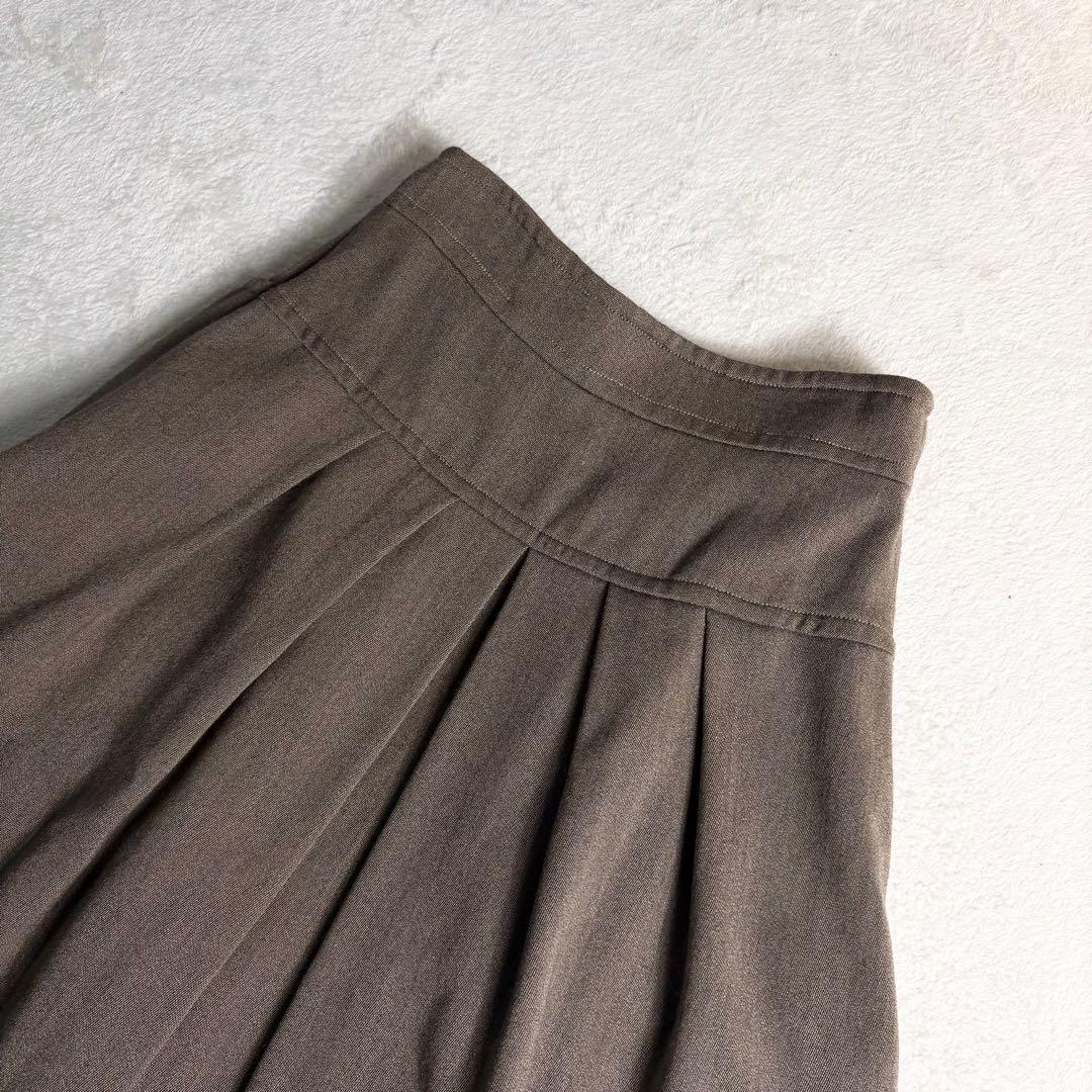 希少✨️ホルンボタン エルメス フレアスカート ウール 36