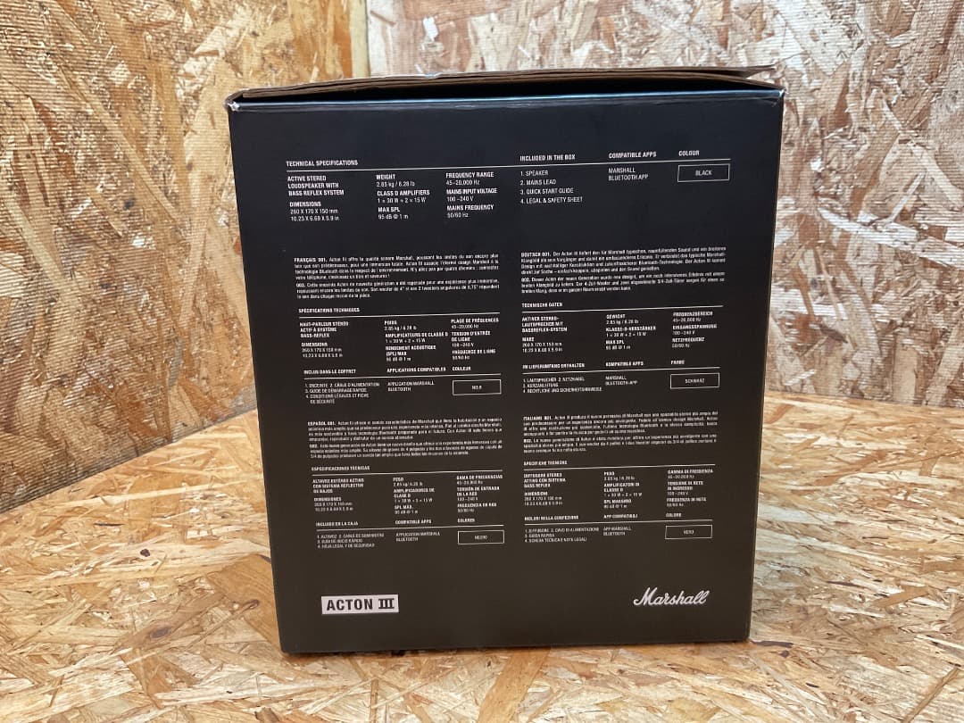 美品 Marshall ACTON Ⅲ ホーム Bluetooth スピーカー