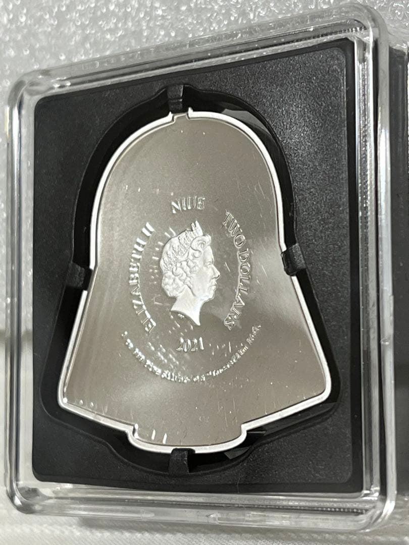 2021年　スターウォーズ　ダースベイダー　ヘルメット　ニウエ　１オンス　銀貨