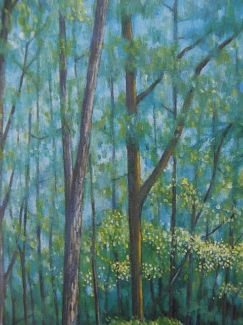 入江観【森の小怪】希少画集画、状態良好、新品高級額装付