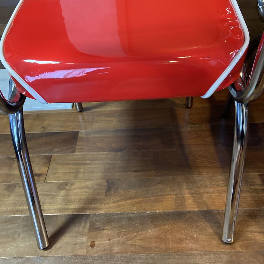 美品✨️ ②アメリカンダイナー ヴィンテージ調 チェア ２脚セット 送料無料